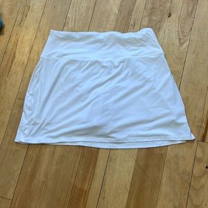 white athletic skirt